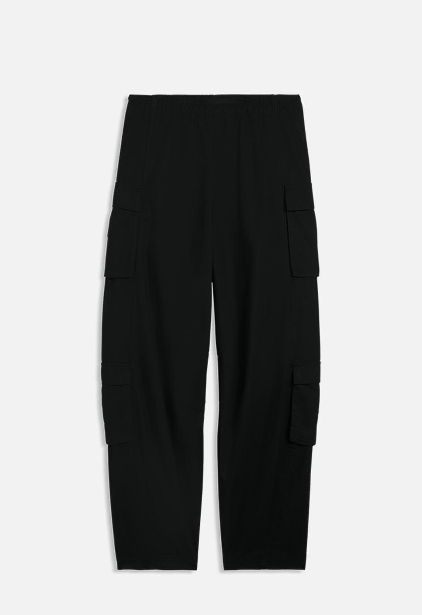 PUMA - Ess Relaxed Barrel Ripstop Cargo Slouchy Pants - Puma Black