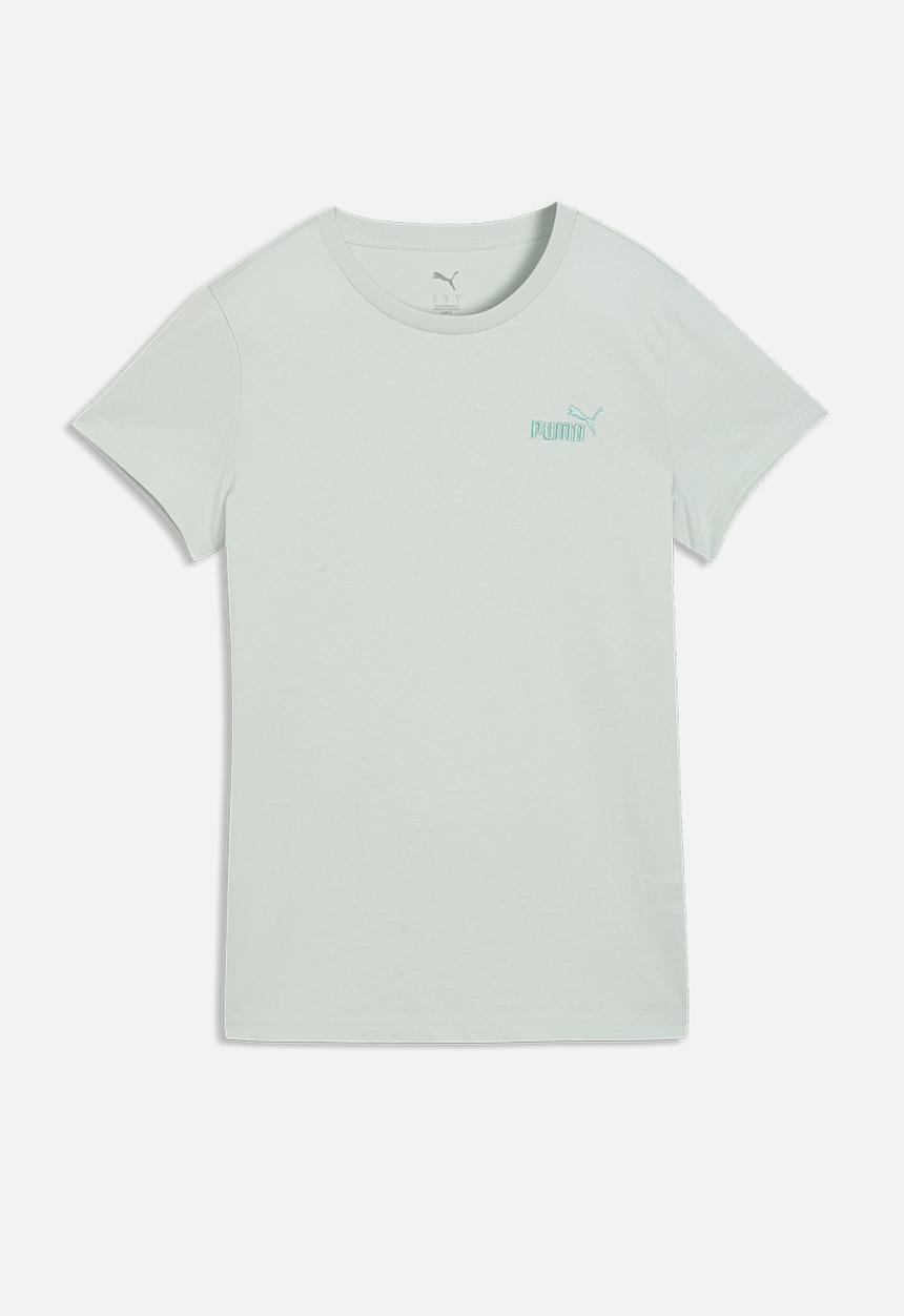 PUMA - Ess Small No. 1 Logo Tee (S) - Créme De Mint