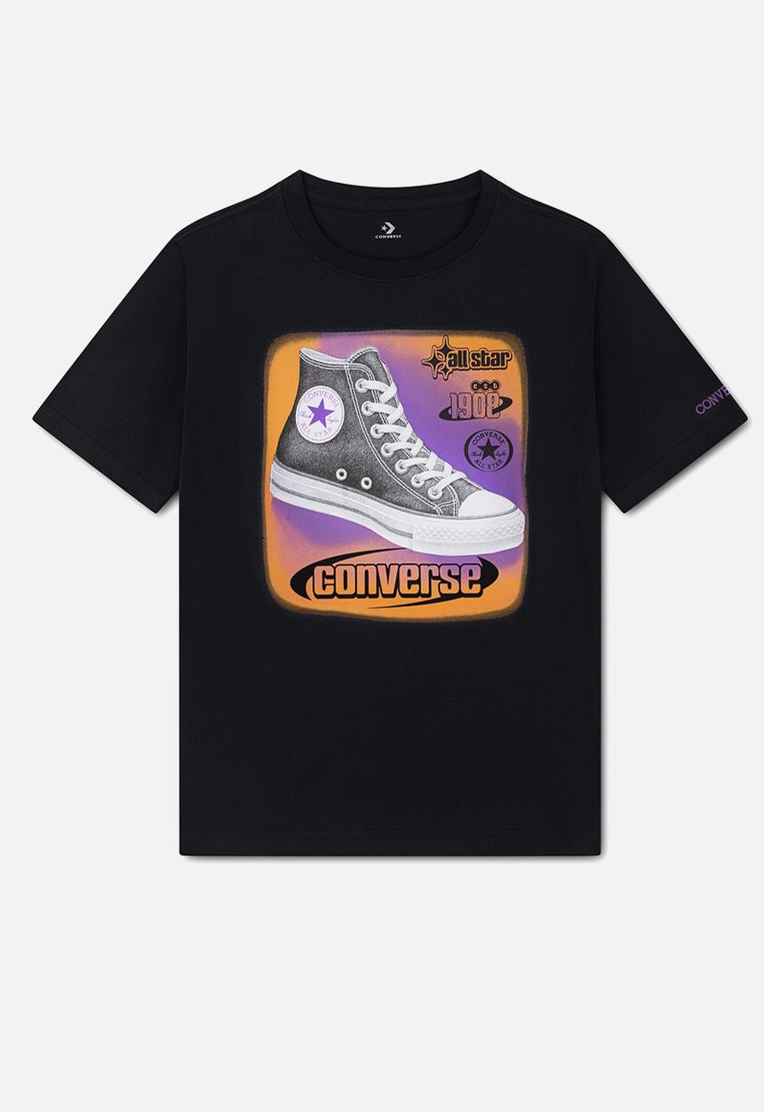 Converse - Cnvb Gradient Snkr Gfx Tee - Black