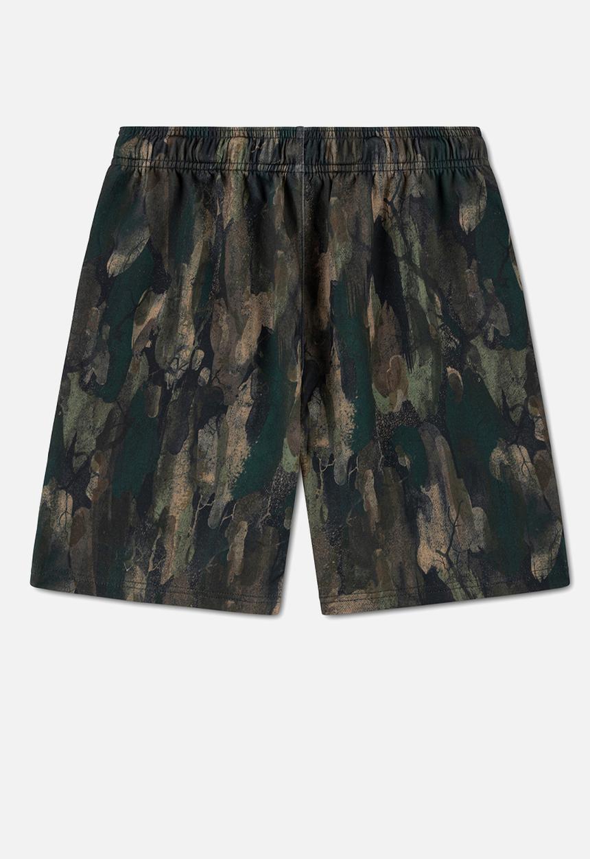 Converse - Cnvb Tree Bark Aop Short - Vintage Cargo / Black