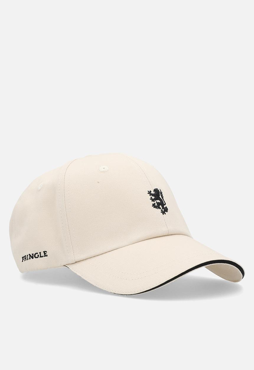 Pringle of Scotland - Pringle Tommy Sandwich Detail Cotton Peak Cap - Stone