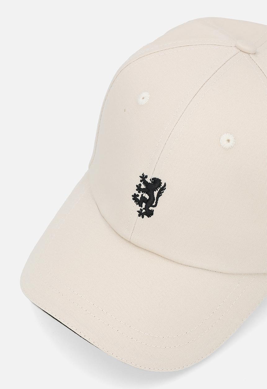 Pringle of Scotland - Pringle Tommy Sandwich Detail Cotton Peak Cap - Stone