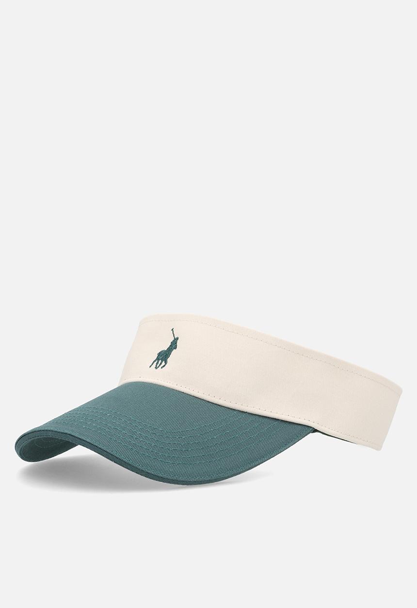 POLO - Cotton Elasticated Visor  - Green Abyss