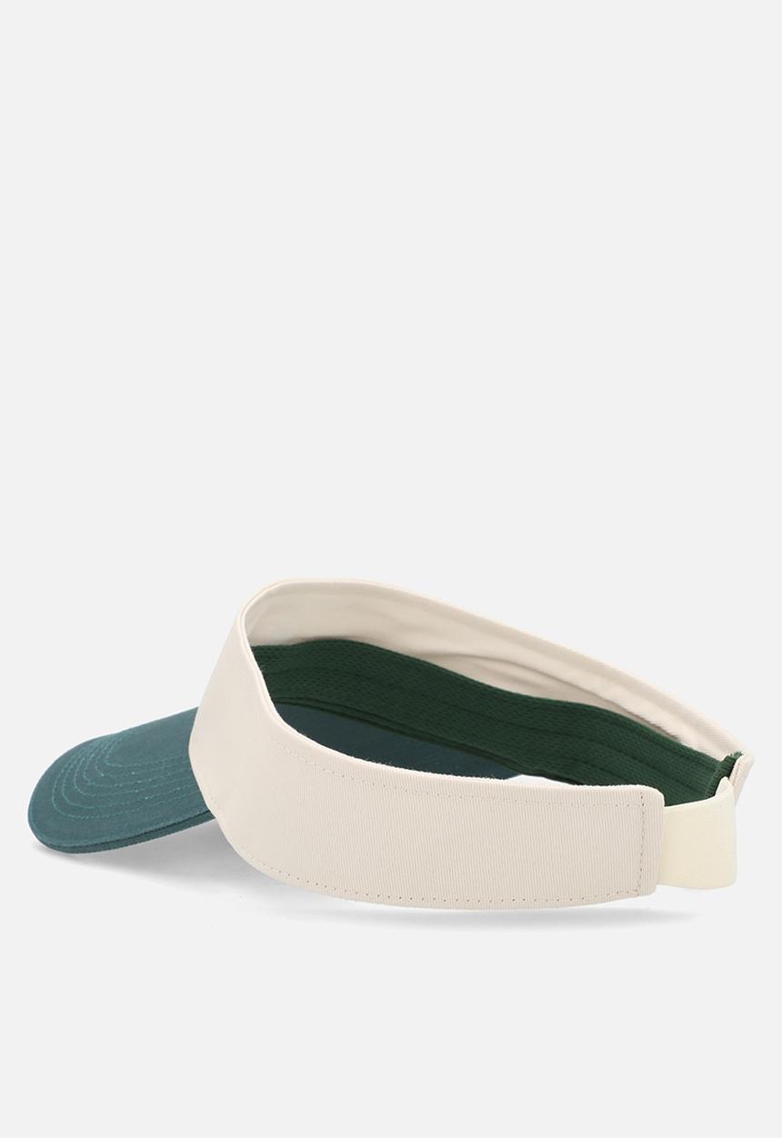 POLO - Cotton Elasticated Visor  - Green Abyss