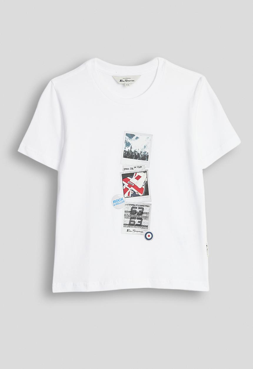 Ben Sherman - Brit Pop Tee Shirt - White
