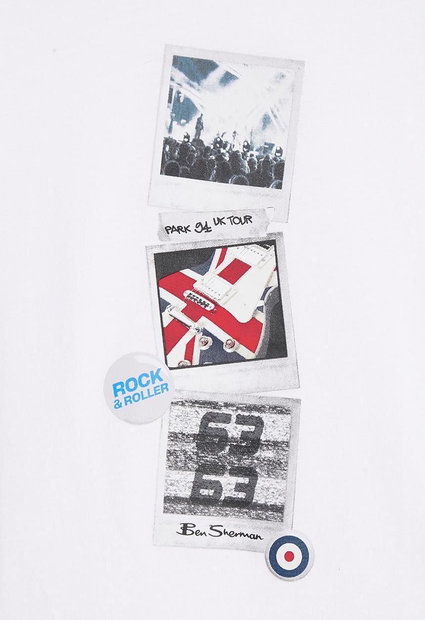 Ben Sherman - Brit Pop Tee Shirt - White