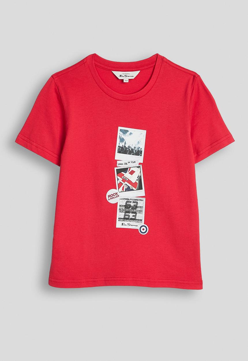 Ben Sherman - Brit Pop Tee Shirt - Red