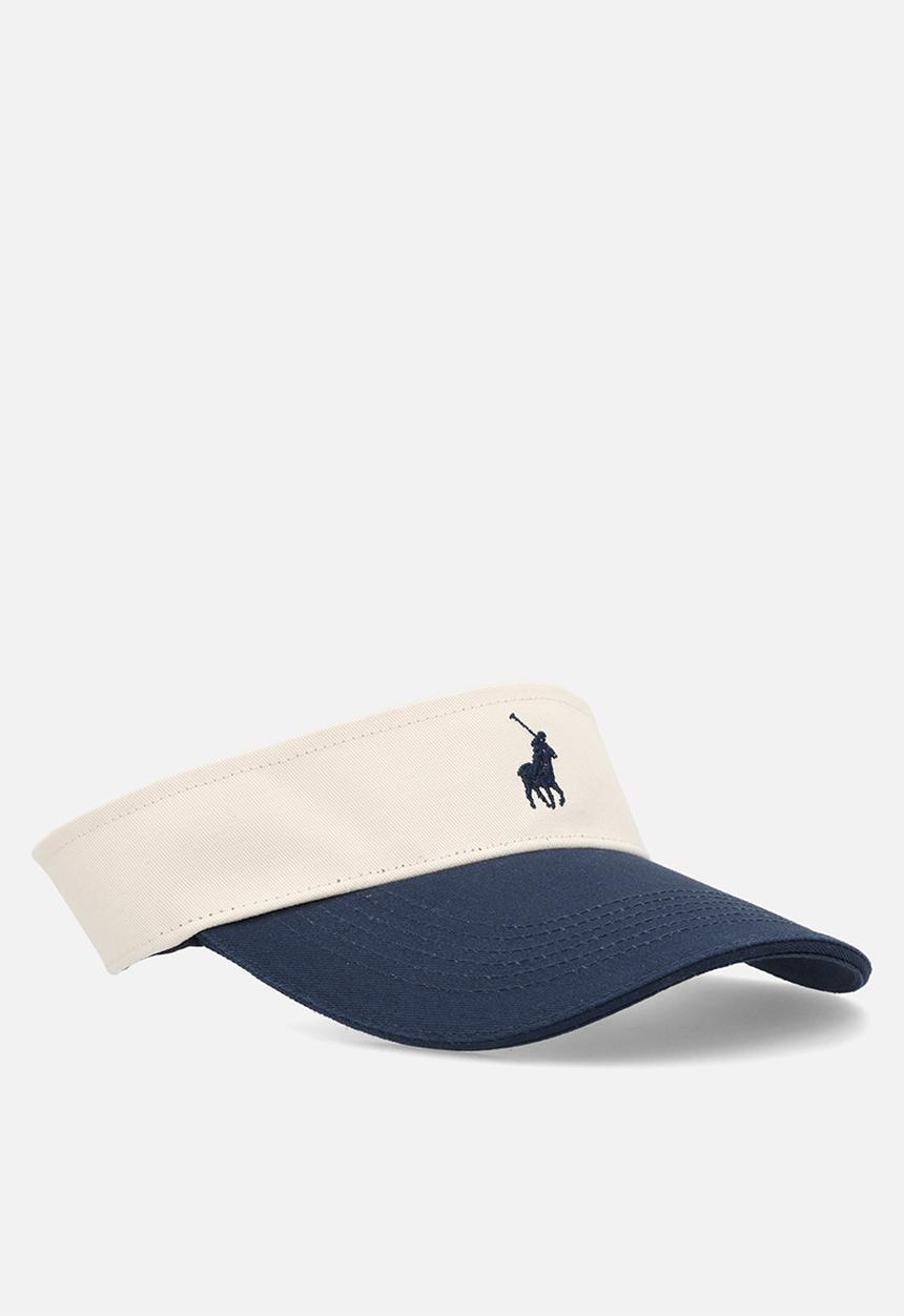 POLO - Cotton Elasticated Visor  - Navy