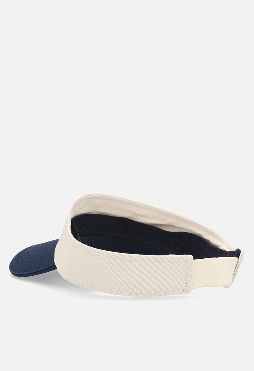 POLO - Cotton Elasticated Visor  - Navy