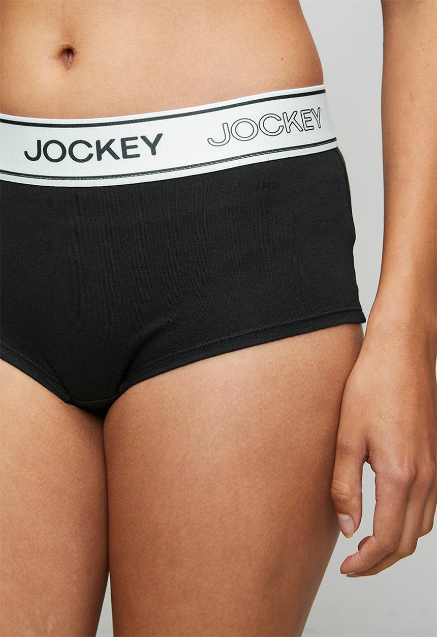 Jockey - Monochrome knicker - black