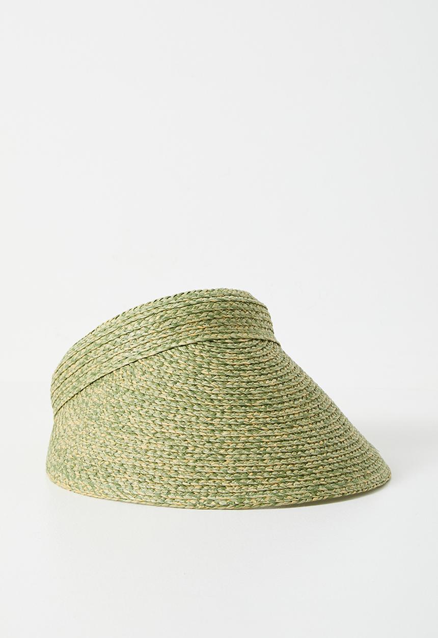 Tessa Design - Promise Woven Wide Peak Visor - Green
