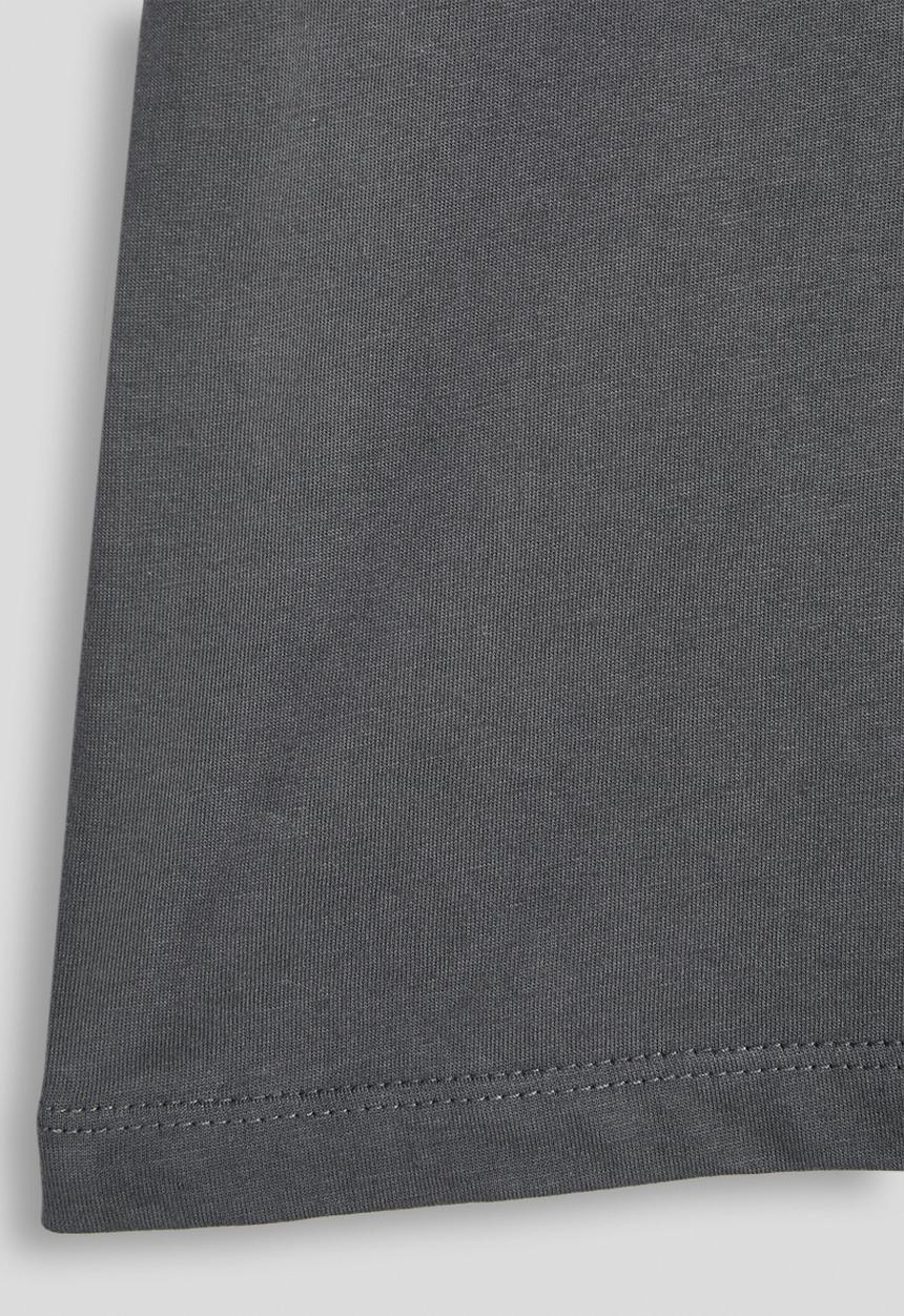 POLO - Boys Cory Printed Ss Tee - Gunmetal