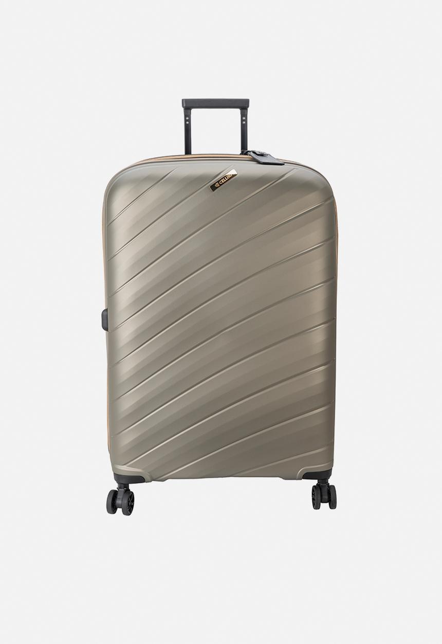 Cellini - Pulse Large Trolley Case - Gold