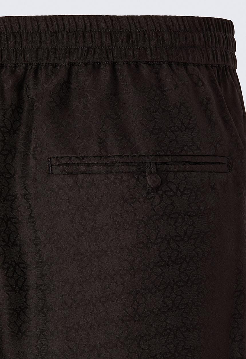H&M - ELIE SAAB H&M: Silk-blend jacquard-weave pyjama bottoms - black - 1343825001