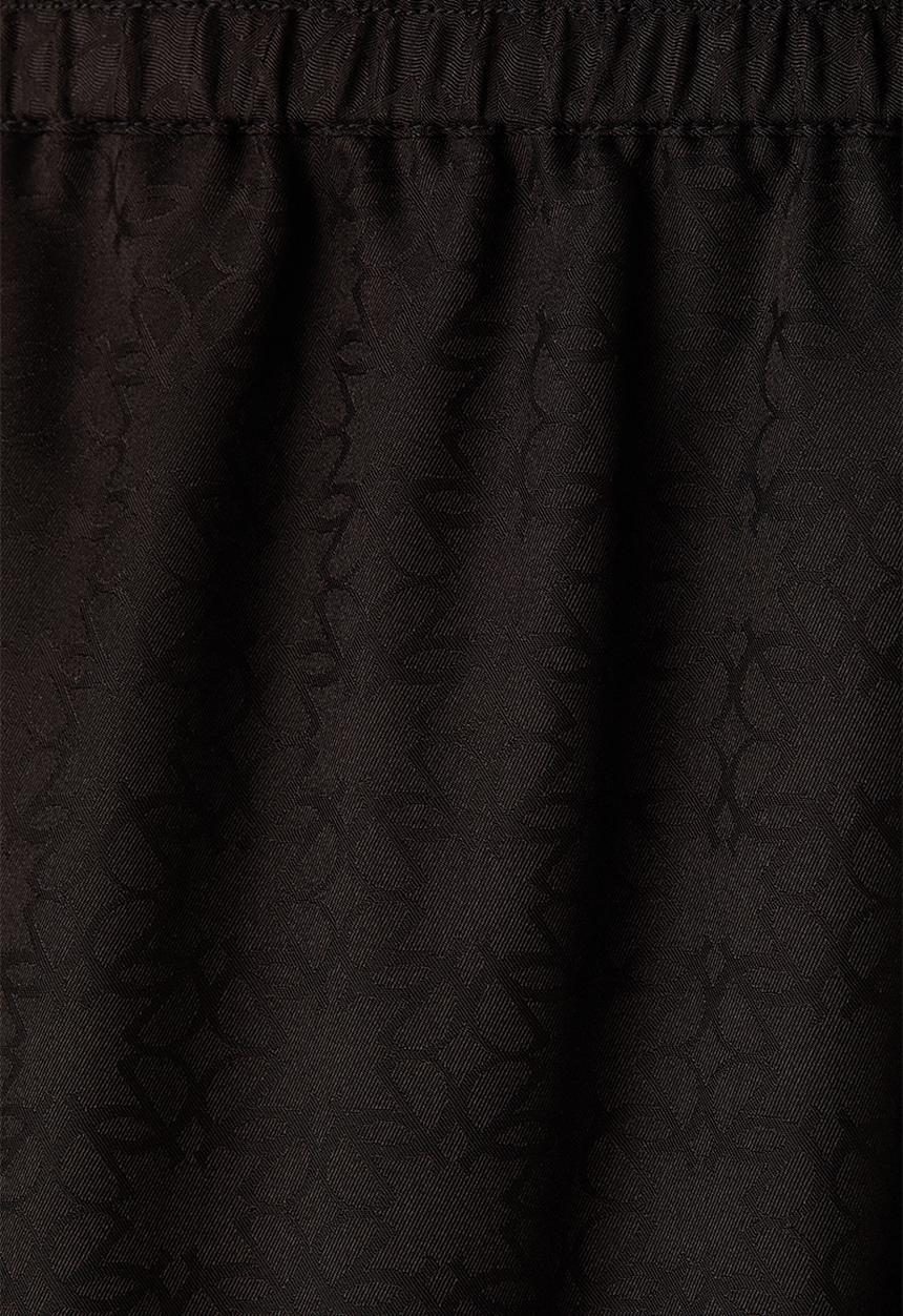 H&M - ELIE SAAB H&M: Silk-blend jacquard-weave pyjama bottoms - black - 1343825001