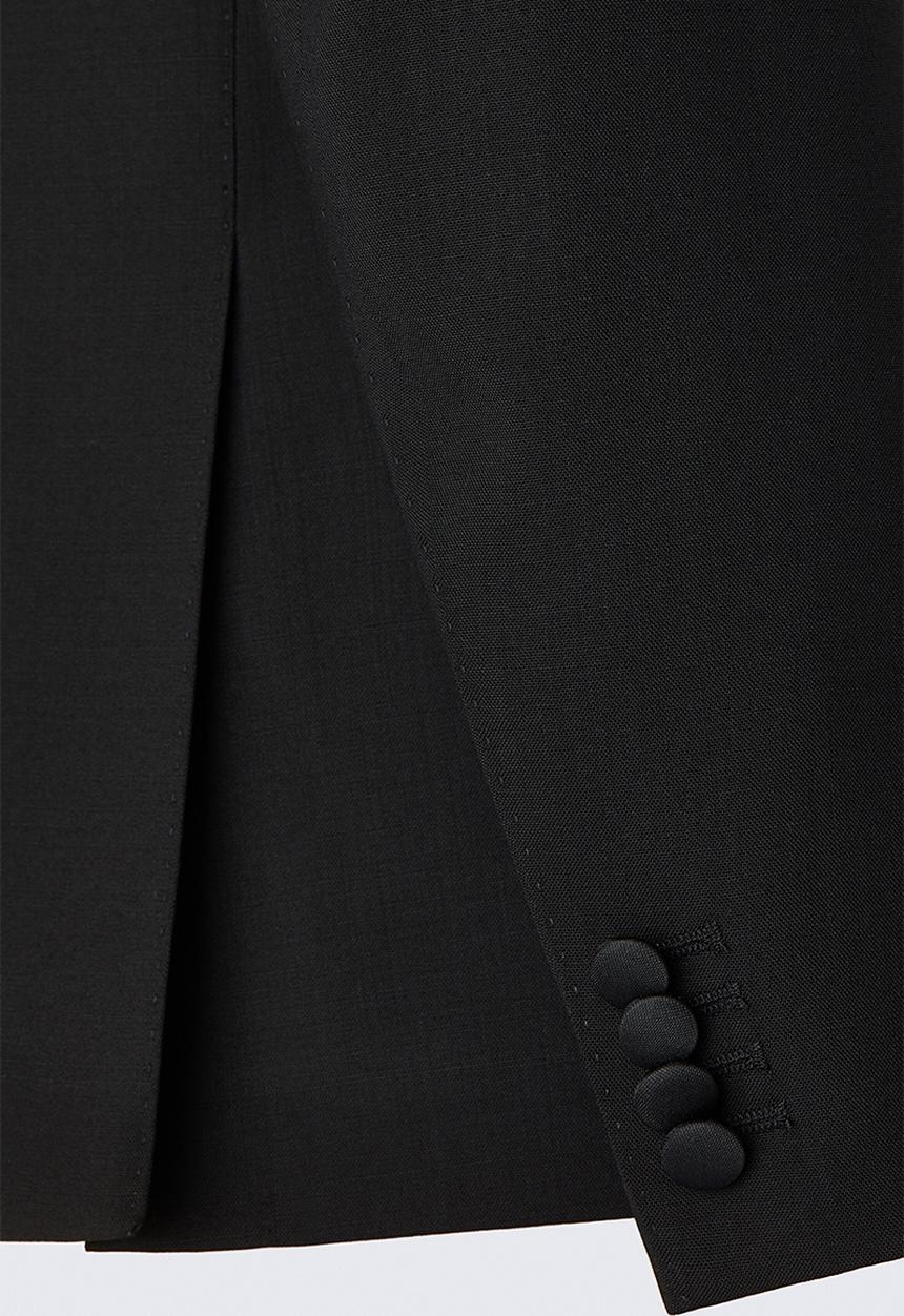 H&M - ELIE SAAB H&M: Double-breasted wool blazer - black - 1374706001