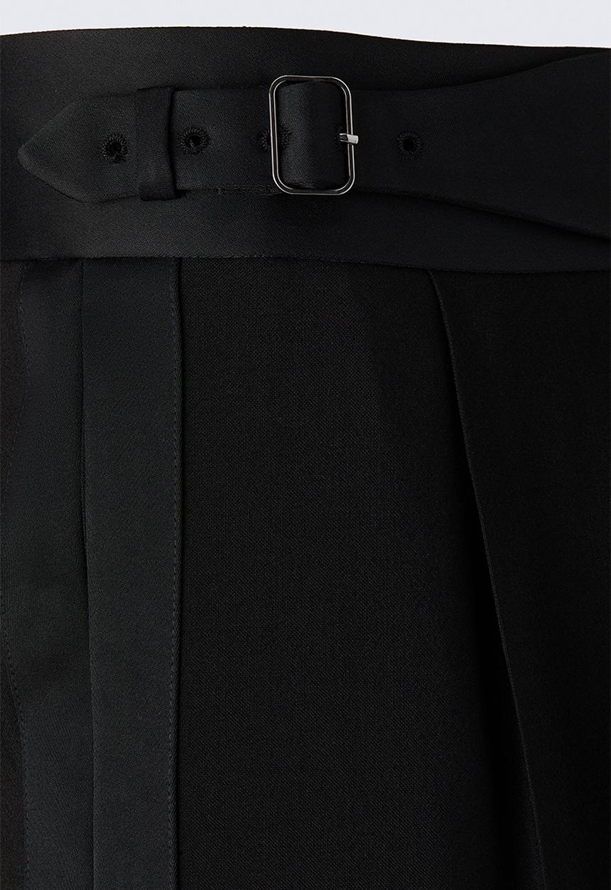 H&M - ELIE SAAB H&M: Wool tuxedo trousers - black