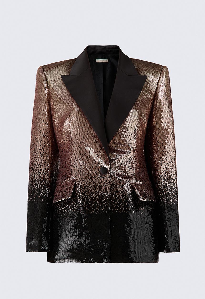 H&M - ELIE SAAB H&M: Sequined blazer - gold-coloured/black
