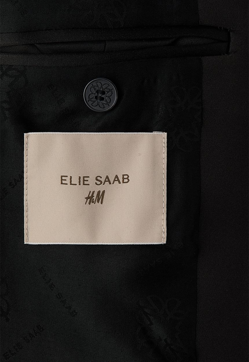 H&M - ELIE SAAB H&M: Sequined blazer - gold-coloured/black
