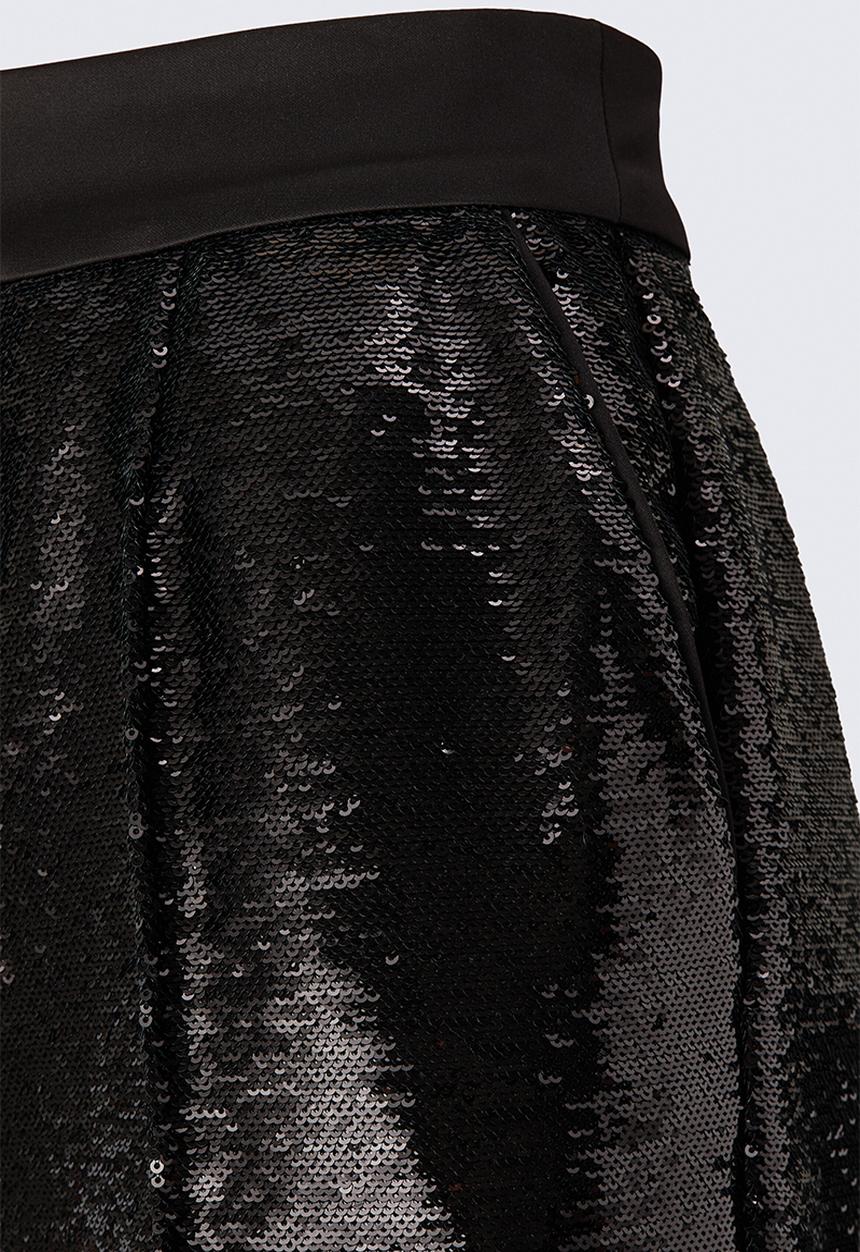 H&M - ELIE SAAB H&M: Sequined trousers - black