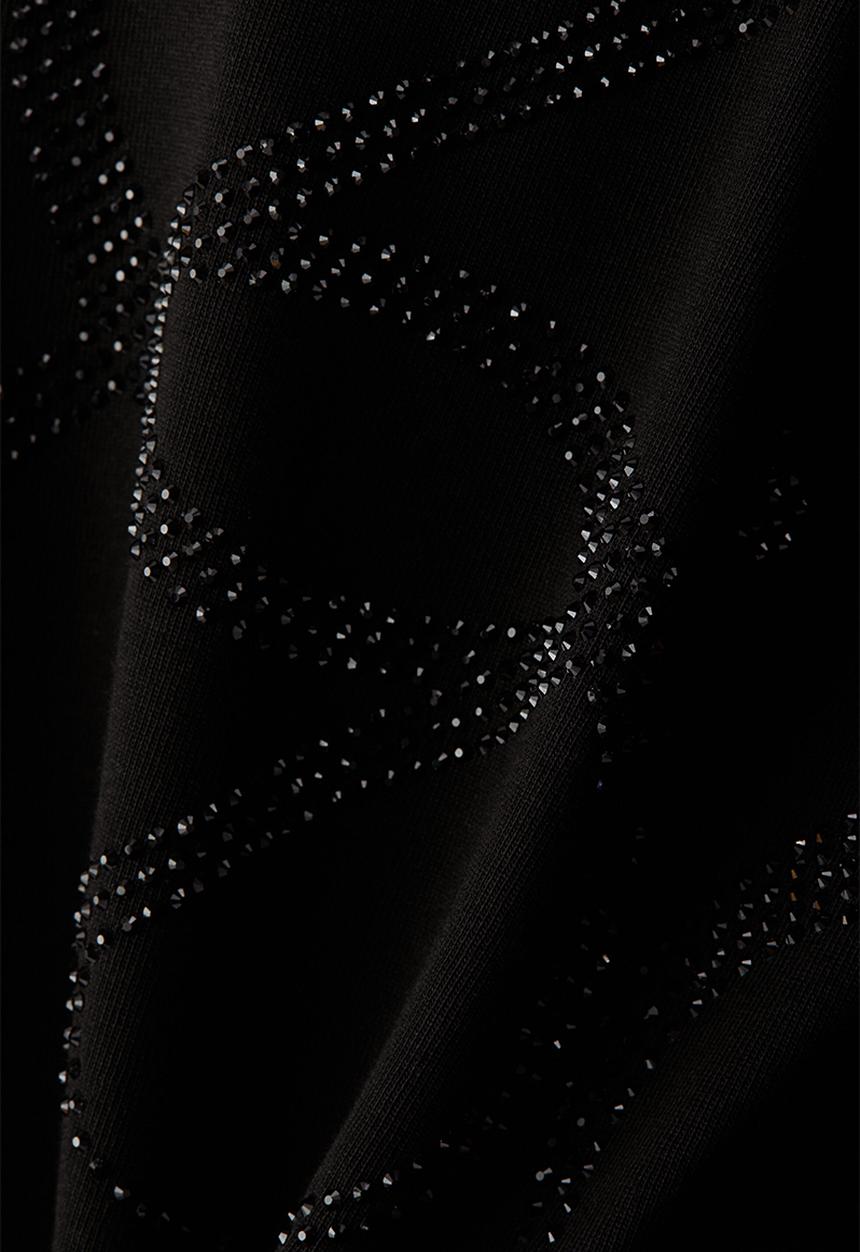 H&M - ELIE SAAB H&M: Embellished t-shirt - black
