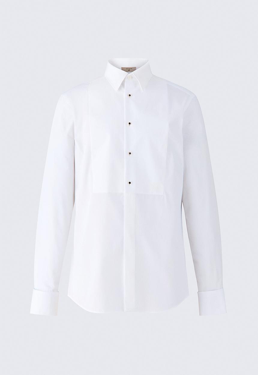 H&M - ELIE SAAB H&M: Cotton tuxedo shirt - white
