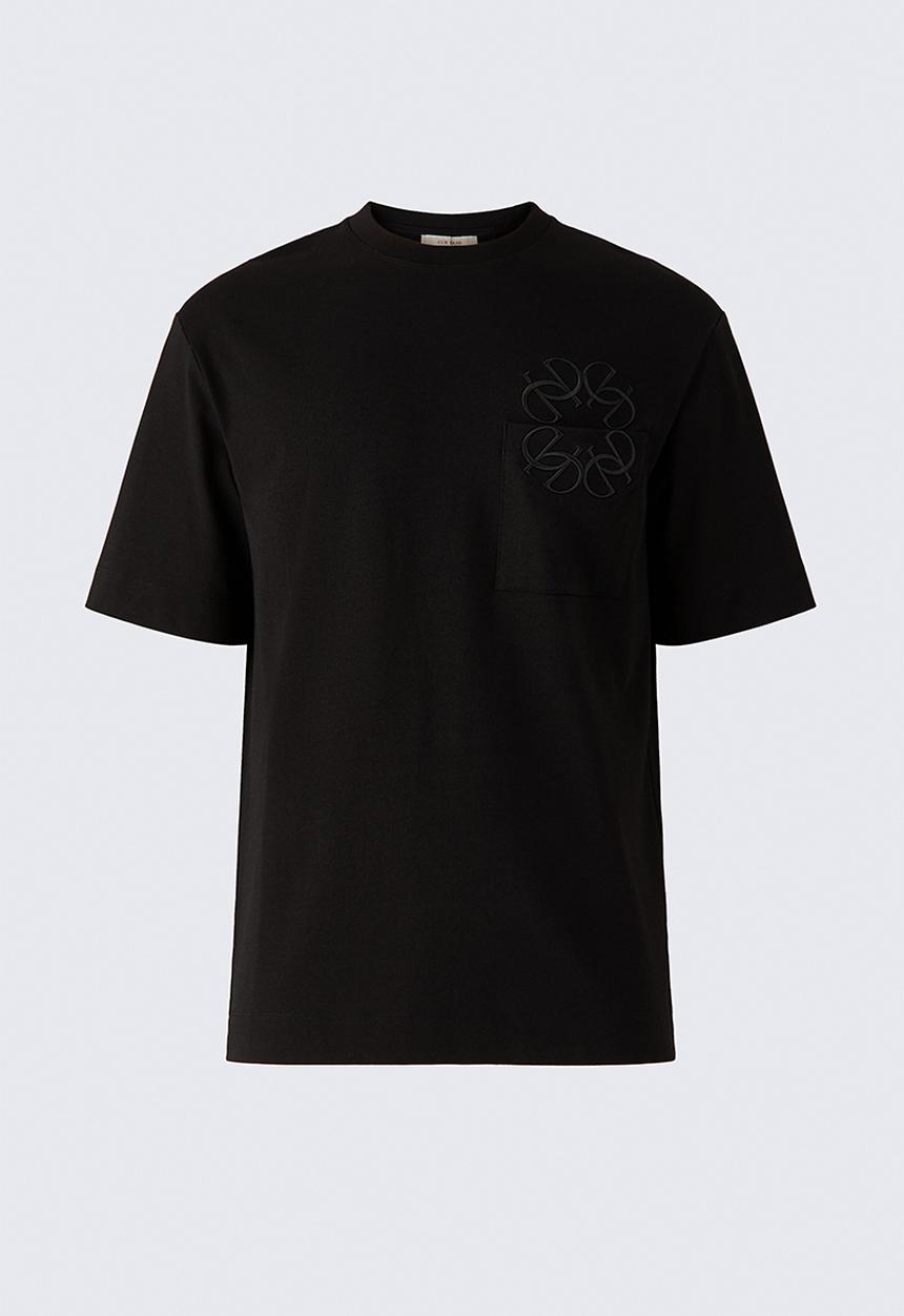 H&M - ELIE SAAB H&M: Embroidered t-shirt - black