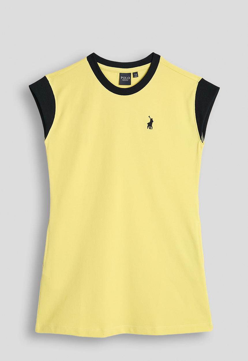 POLO - Girls Ziyanda Ss Dress - Yellow