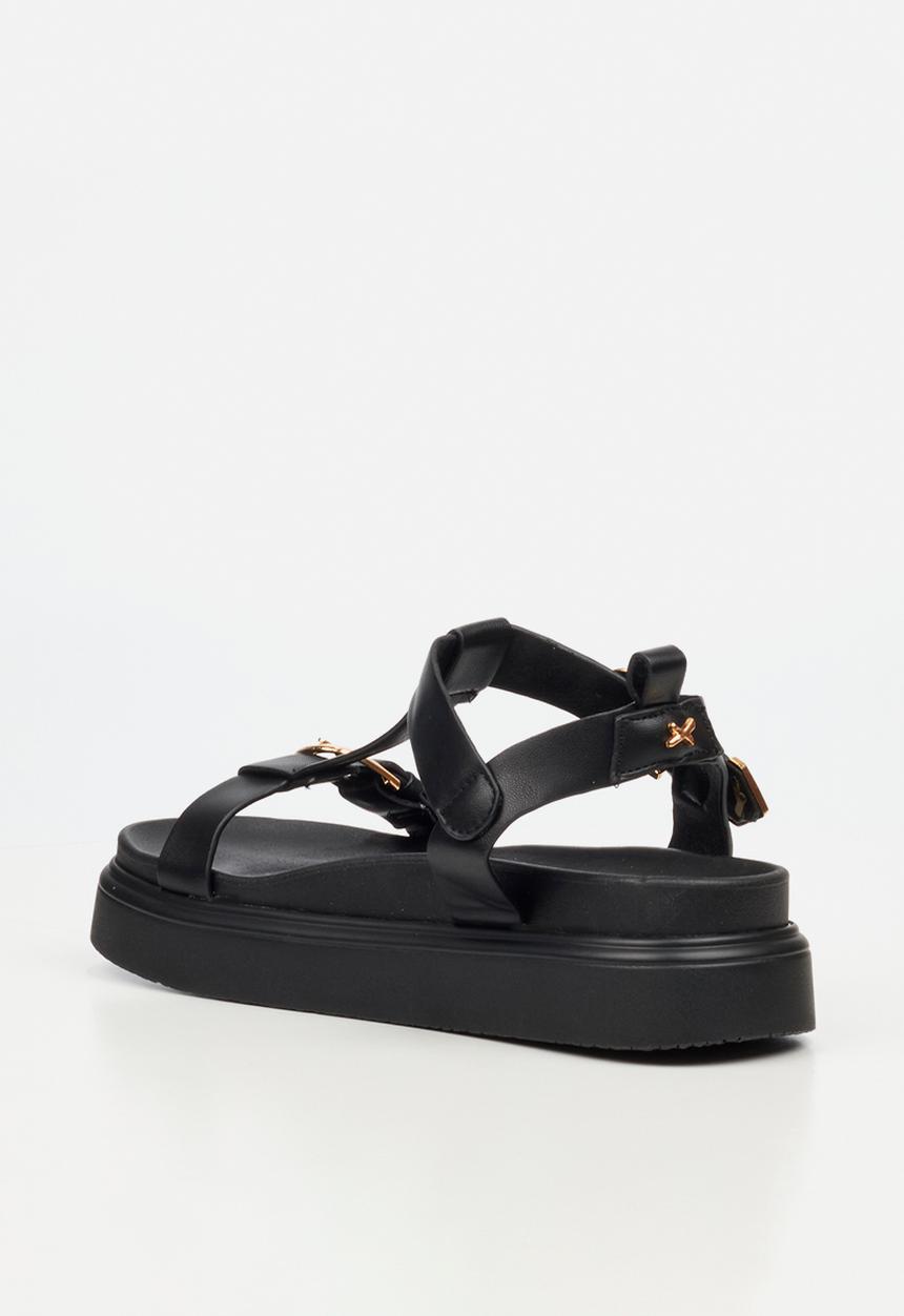 Rock & Co - Absolut 16 t-bar chunky sandal - black