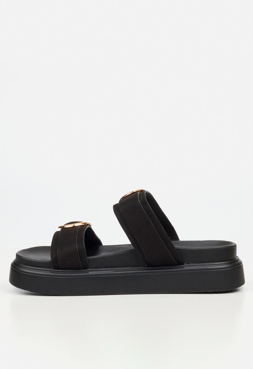 Rock & Co - Absolut 17 double strap chunky sandal - black