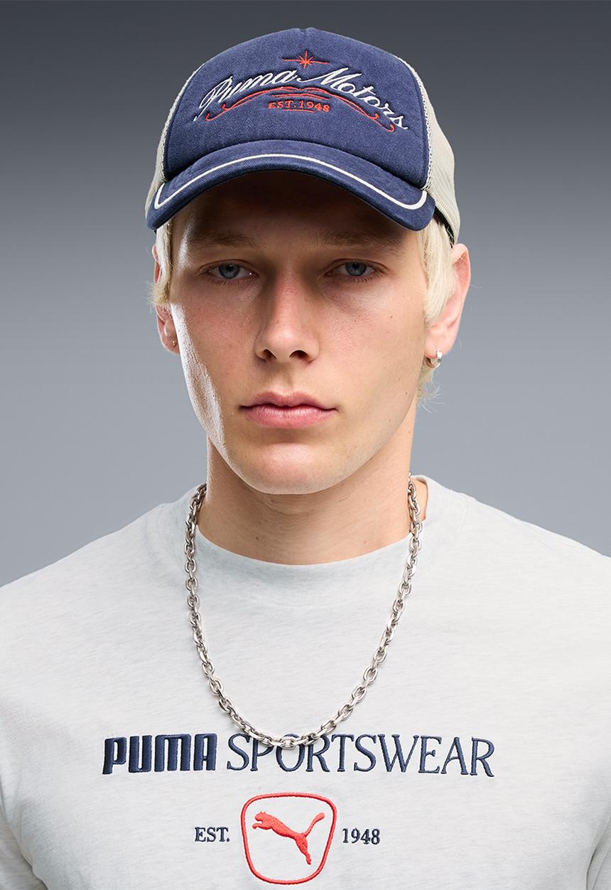 PUMA - Vintage Trucker Cap - Blue