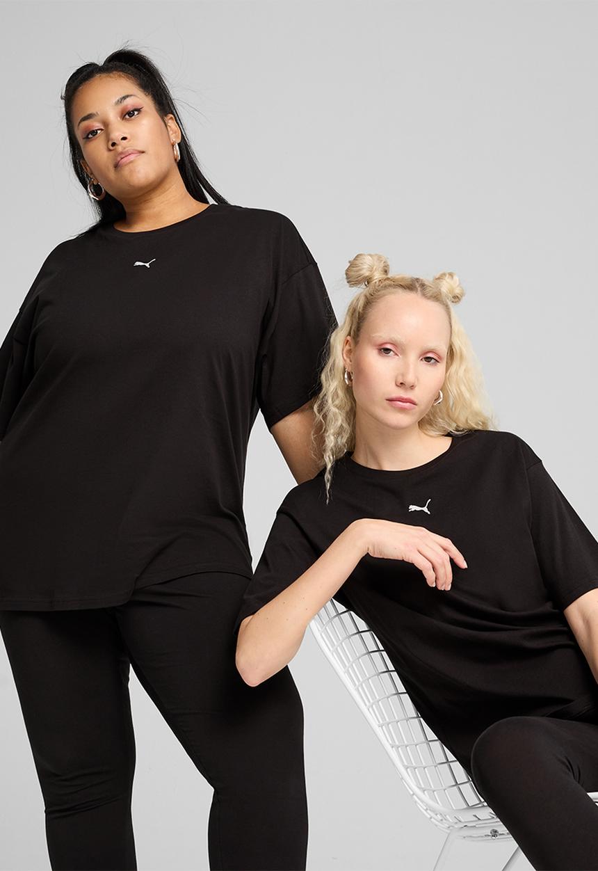 PUMA - ESS Relaxed Tee W -  PUMA Black