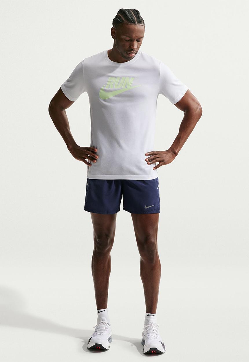 Nike - Miler  Dri-FIT 5"  Brief-Lined Running Shorts  - Midnight Navy