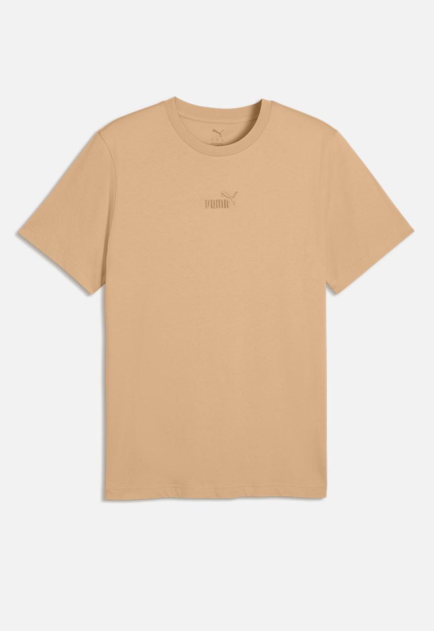 PUMA - Essential Small Logo Centered T- shirt - Brown