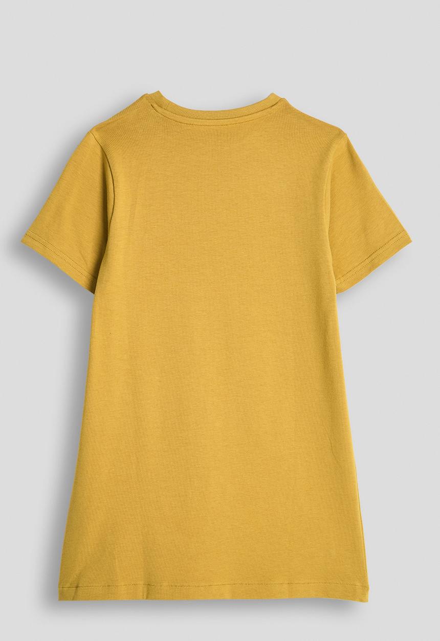 POLO - Girls Gwen Tshirt Dress - Mustard