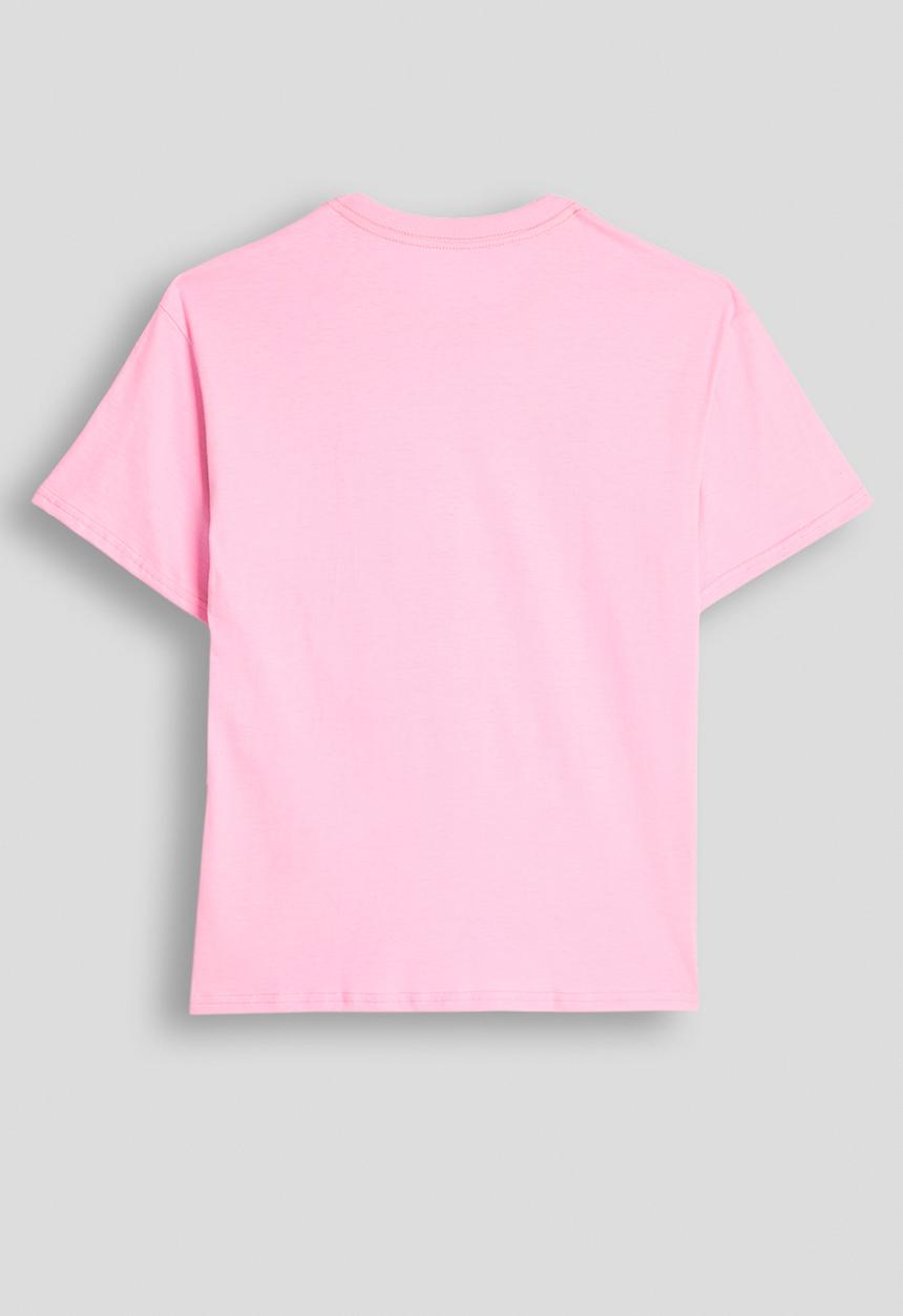 Pop Candy - Lobster graphic drop shoulder tee - pink