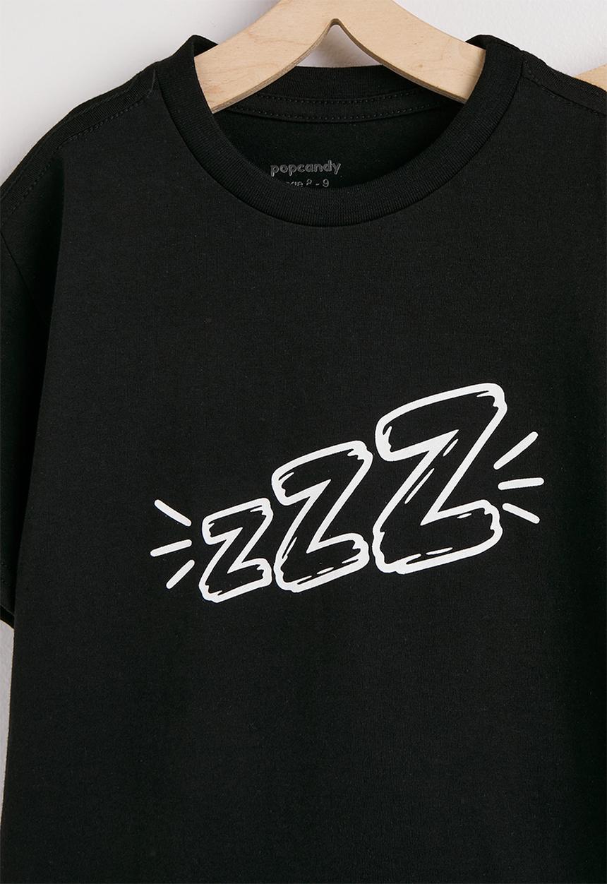 Pop Candy - Pj set - black/charcoal stripe