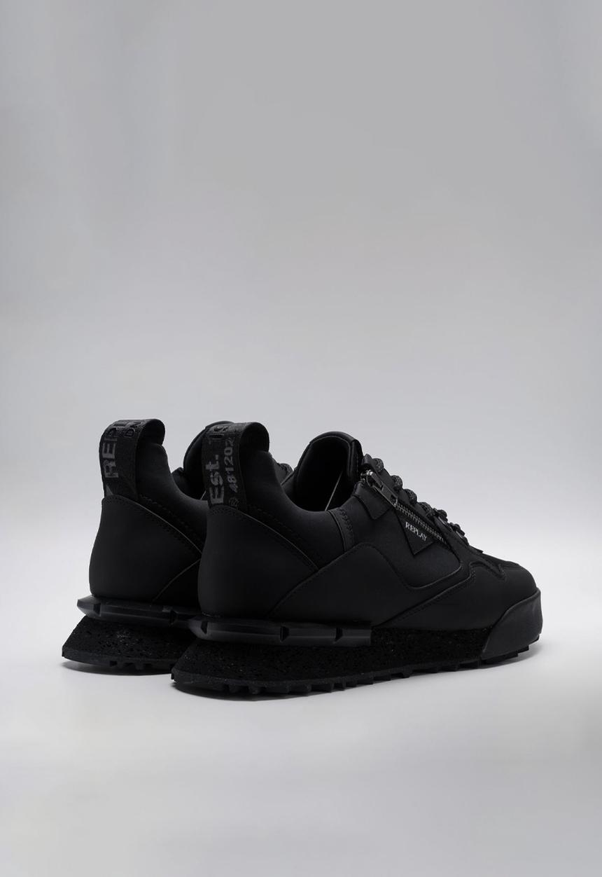 Replay - Field zip sa - black