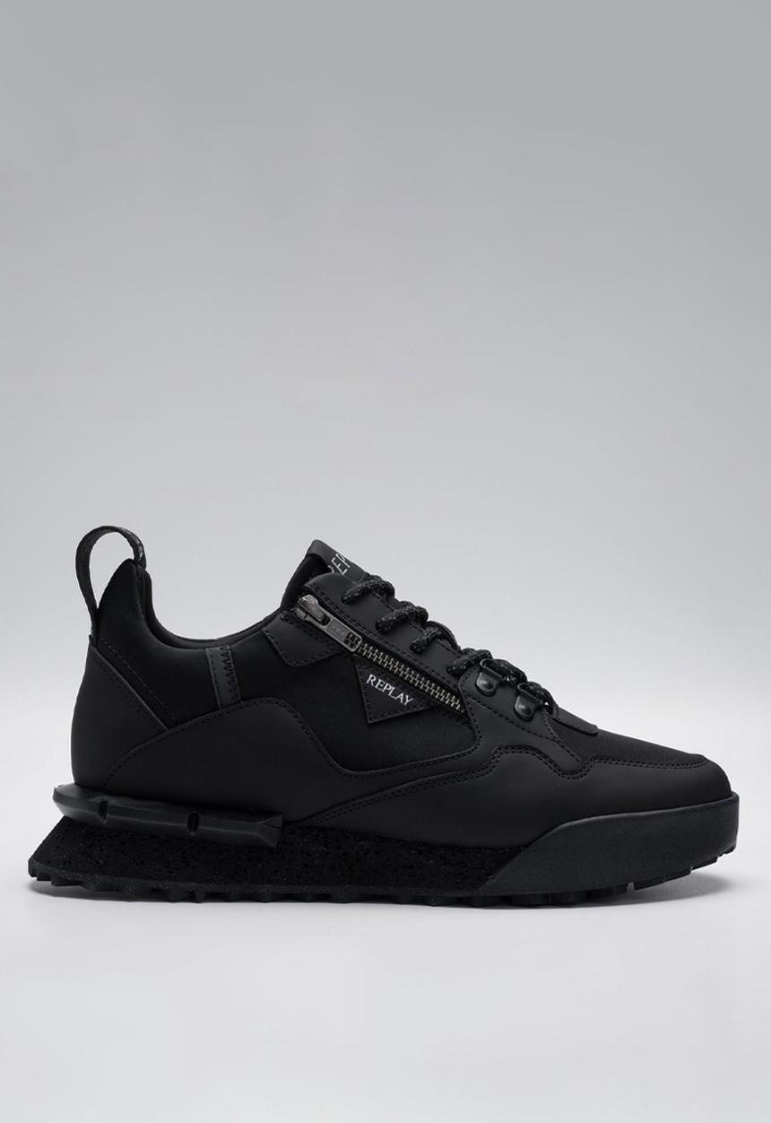 Replay - Field zip sa - black