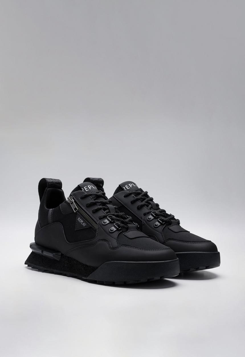 Replay - Field zip sa - black