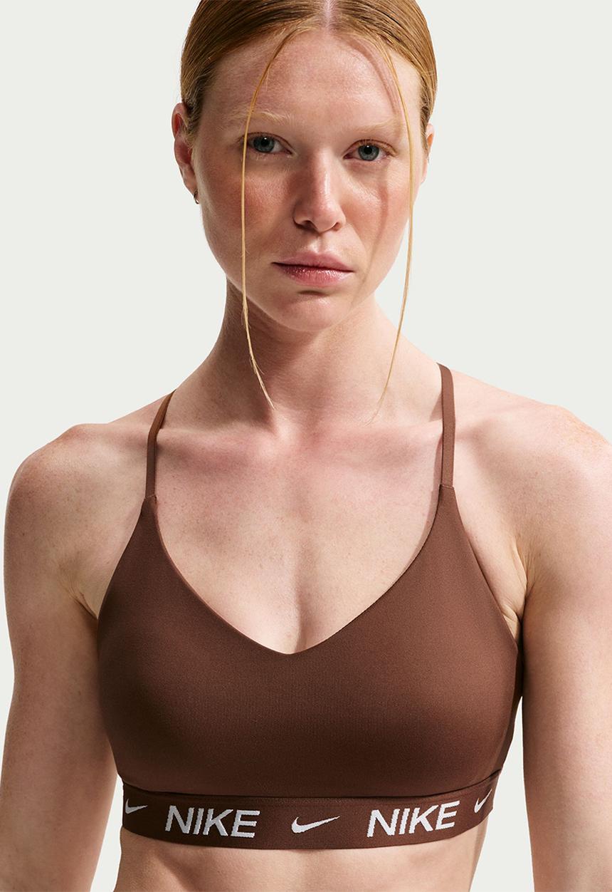 Nike - W Nk Indy Light Support Padded Adjustable Sports Bra - Cacaowow