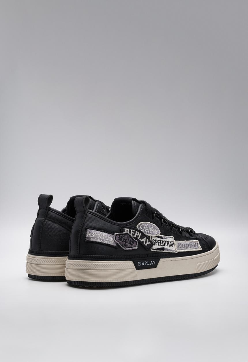Replay - Raily badged sa - black