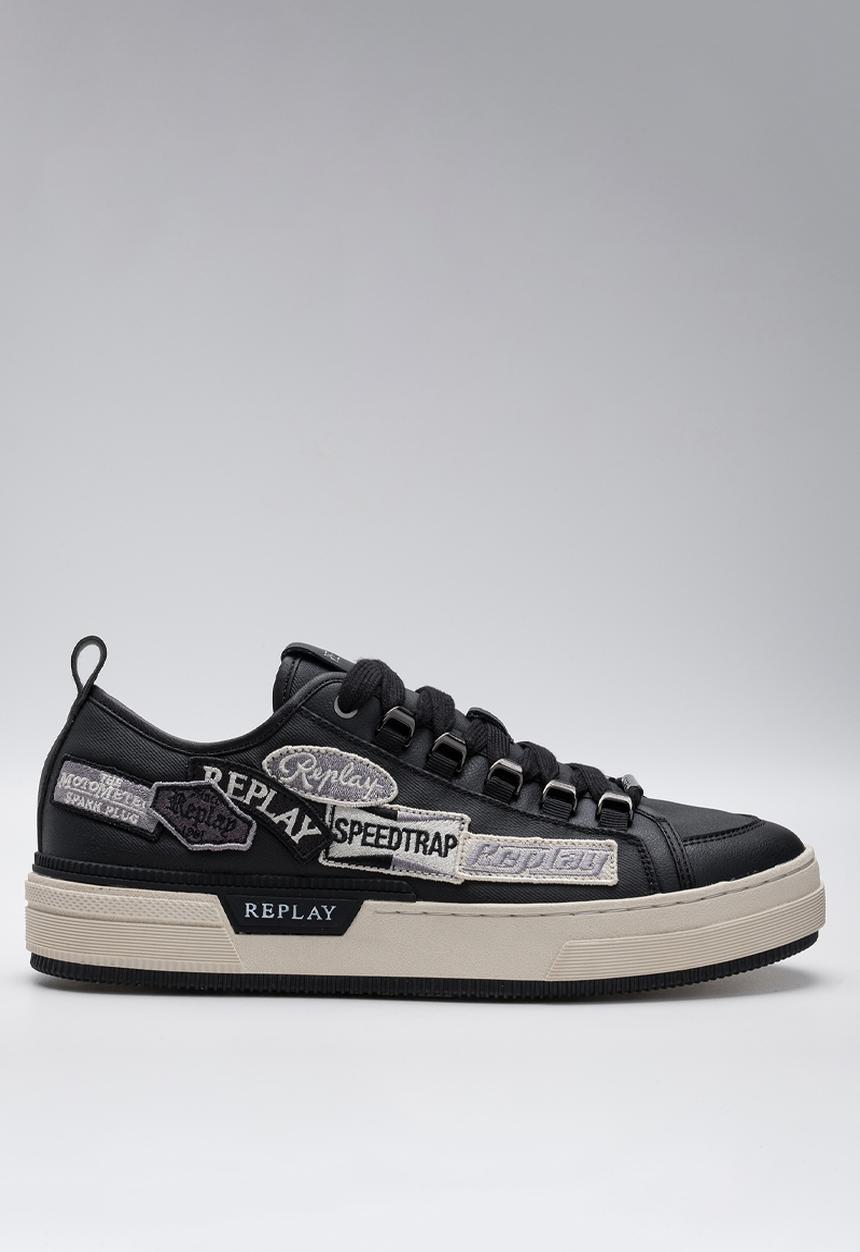 Replay - Raily badged sa - black