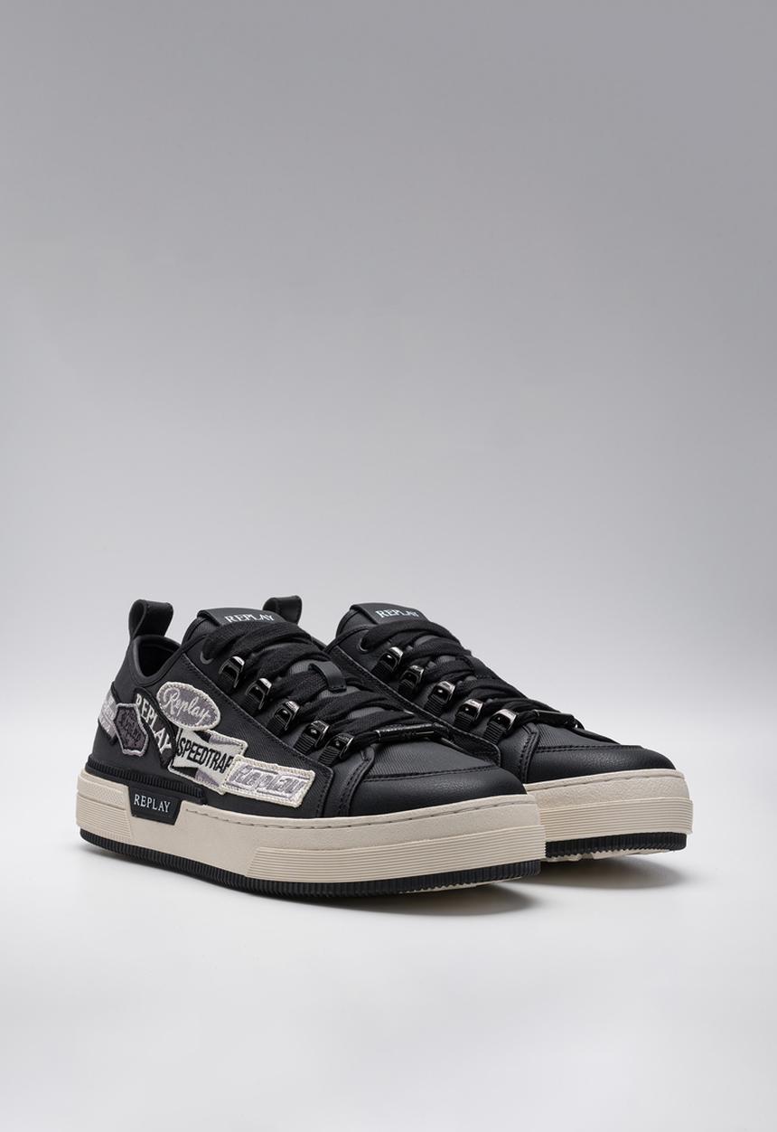 Replay - Raily badged sa - black