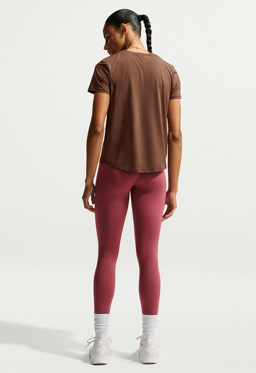 Nike - W Nk One Classic Dri-Fit Short-Sleeve Top - Cacaowow/White