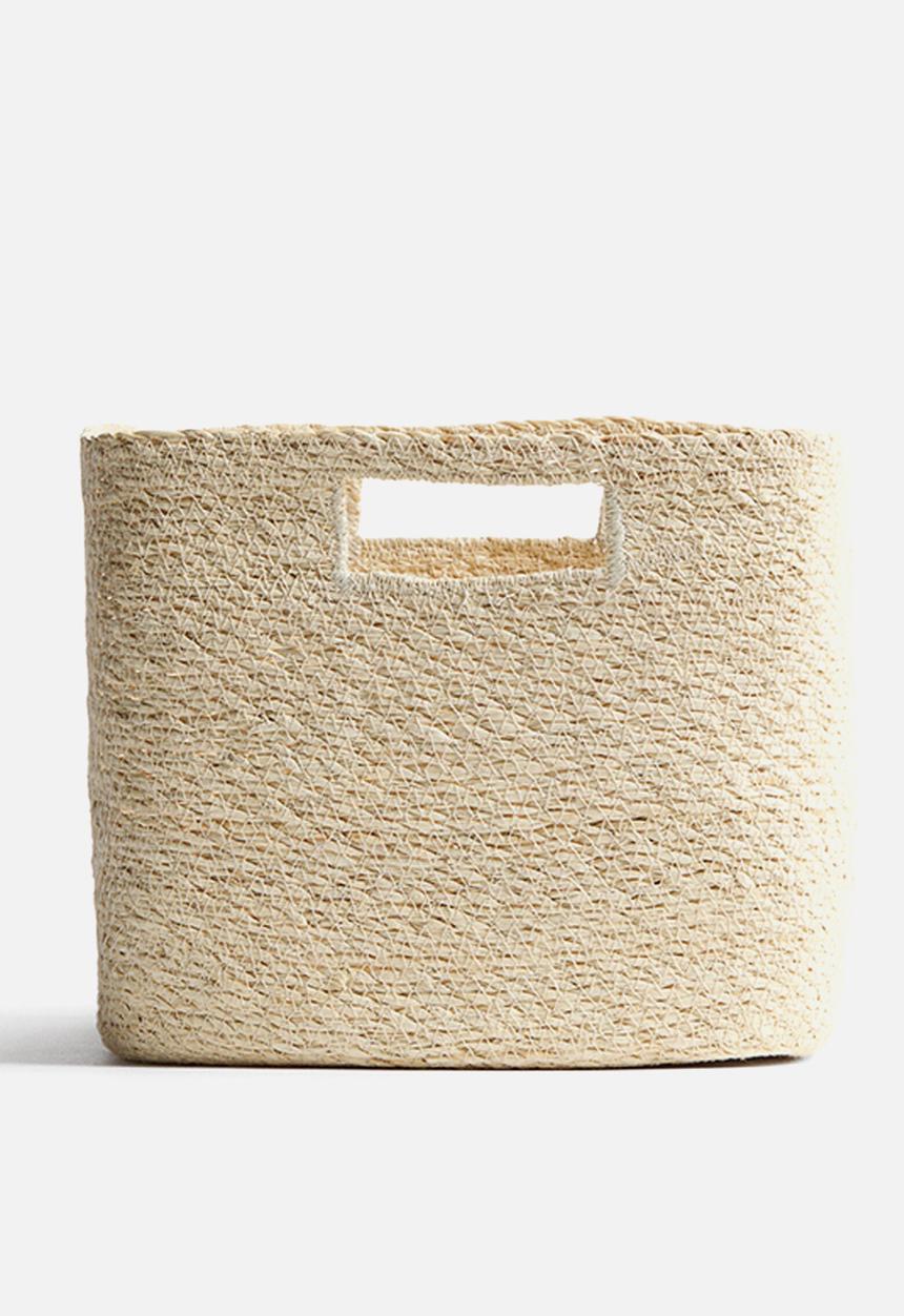 H&M - Seagrass storage basket - beige