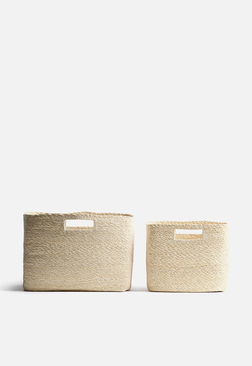 H&M - Seagrass storage basket - beige