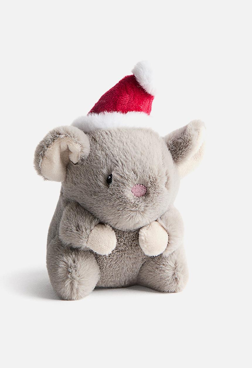 H&M - Christmas soft toy - light greige/mouse