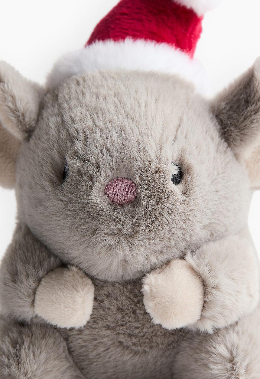 H&M - Christmas soft toy - light greige/mouse