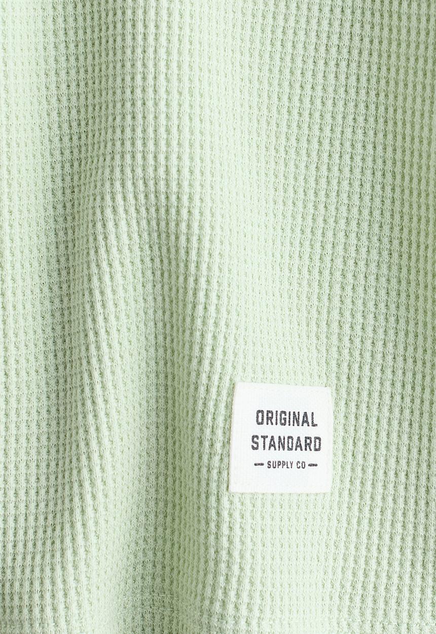 H&M - 2-piece waffled cotton set - light green